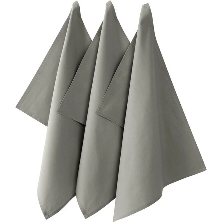 REDBEST Geschirrtuch Geschirrtuch "Seattle" 3er-Pack, Baumwolle Uni – Bild 2
