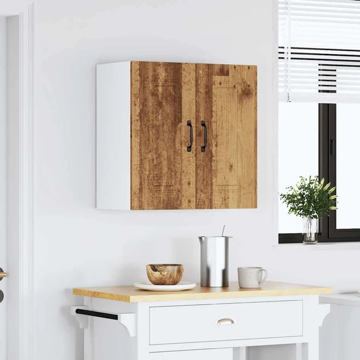 vidaXL Küchen-Hängeschrank Kalmar Altholz-Optik Holzwerkstoff 853585 – Bild 1