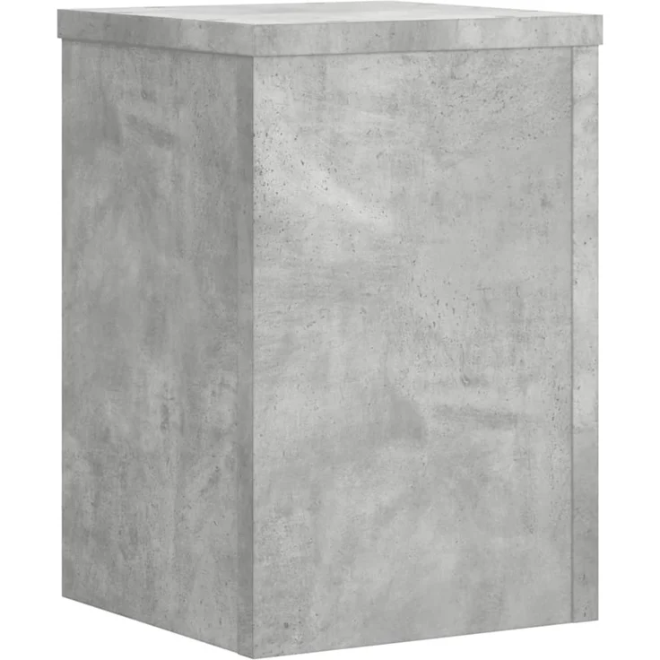 vidaXL Pflanzenständer 2 Stk. Betongrau 20x20x30 cm Holzwerkstoff 852900 – Bild 3