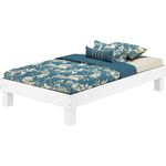 Erst-Holz Holzbett 120x200 Buche Bettrahmen Futonbett ohne Zubehör