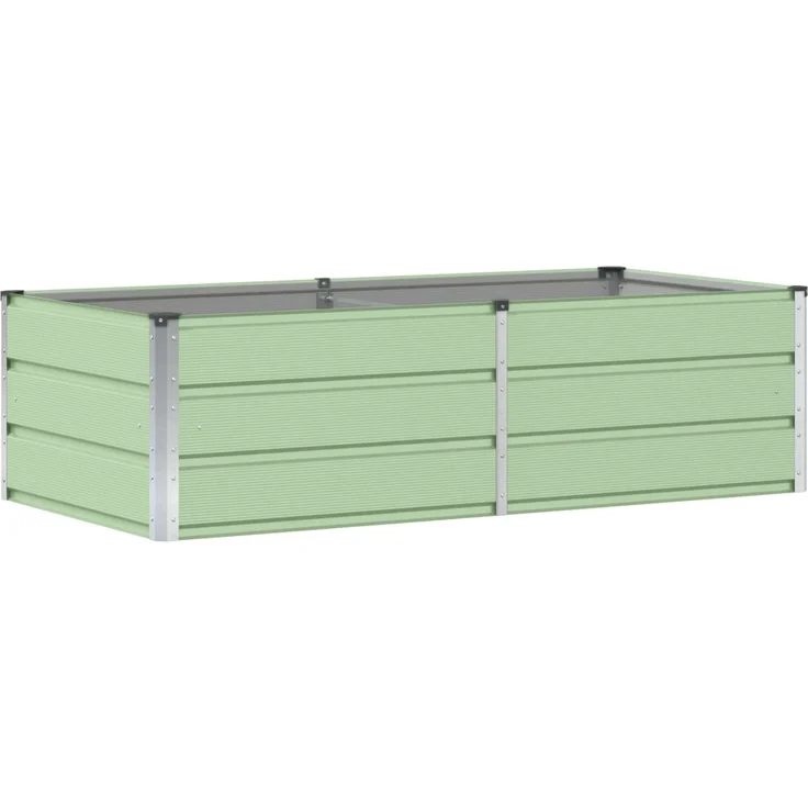 vidaXL Pflanzkübel Grün 160 x 80 x 45 cm Stahl 42018244 – Bild 2
