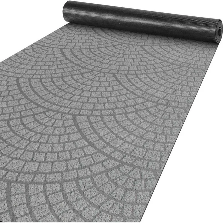 ANRO Küchenläufer Teppichläufer DAVIS Velours Läufer, Eckig, Höhe: 3 mm, Velour