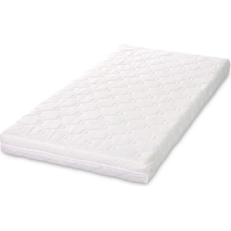 Lorelli Matratze Havana 120 x 60 cm Bezug waschbar antiallergisch Schaumstoff weiß uni