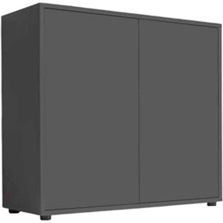 BMG Möbel Schuhkommode Mailand 4 (Schuhschrank Aktenschrank Kommode Anrichte, in verschiedenen Farben), Push-to-open-Funktion – Bild 3