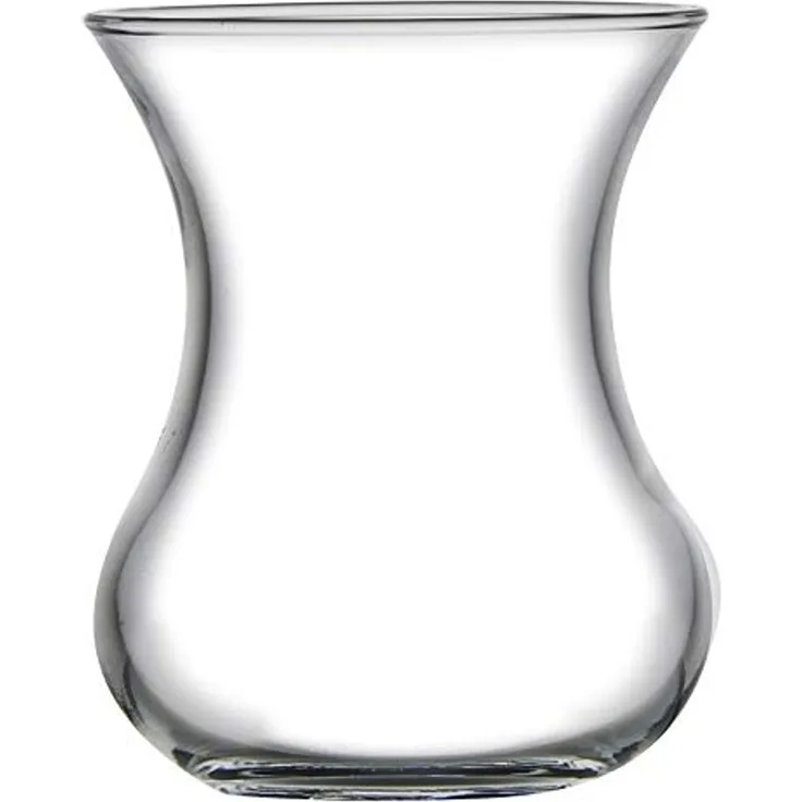 Pasabahce Teeglas Set 6 Teilig 42471 Glas 6 Personen Spülmaschinengeeignet Teegläser Service Heissgetränk Türkischer Tee für Genuss und Entspannung