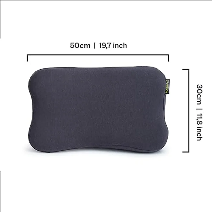 BLACKROLL® Pillow CASE Jersey, Kissenbezug 30x50 cm für Recovery Pillow, weicher Kopfkissenbezug aus hochwertiger Baumwolle, formstabile Kissenhülle ohne Faltenbildung, Anthrazit – Bild 6