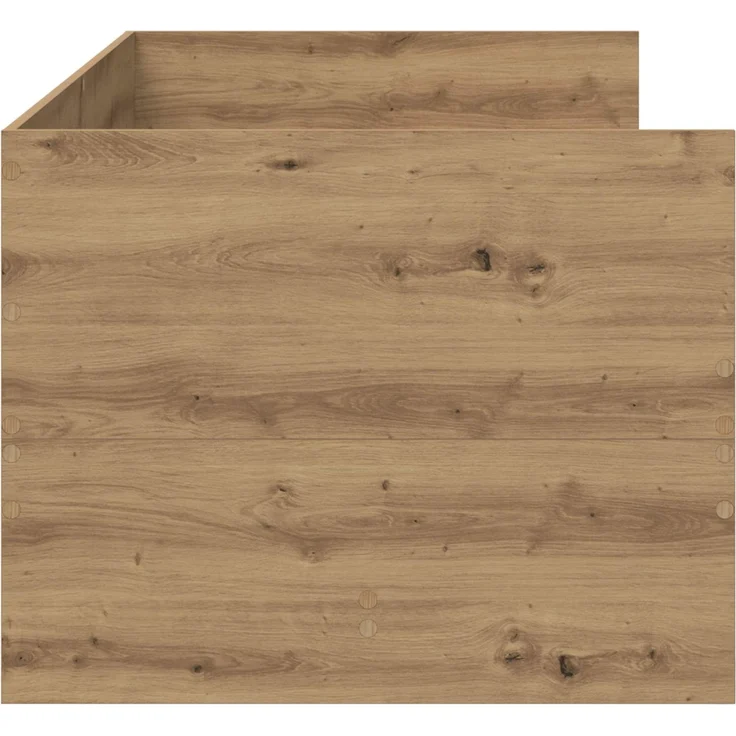 vidaXL Tagesbett mit Schubladen Kunsthandwerk Eiche Holzwerkstoff 3429636 – Bild 4