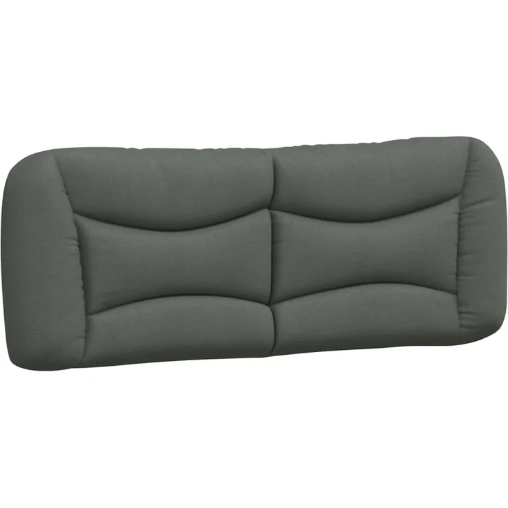 vidaXL Kopfteil-Kissen Dunkelgrau 120 cm Stoff 374562 – Bild 2