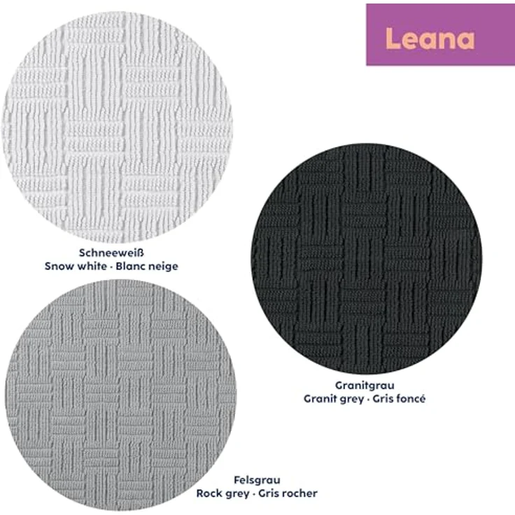 kela Badematte rutschfest 60 x 100 cm LEANA, Badezimmerteppich weiß, waschbar, 100% Baumwolle, Badvorleger in Flechtoptik – Bild 6