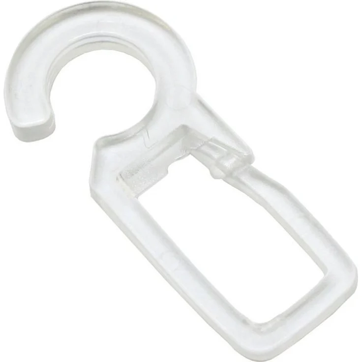 GARDINIA Faltenclip Gardinenhaken Kunststoff, (10-St), Zubehör Vitragestangen/Caféhausstangen – Bild 4