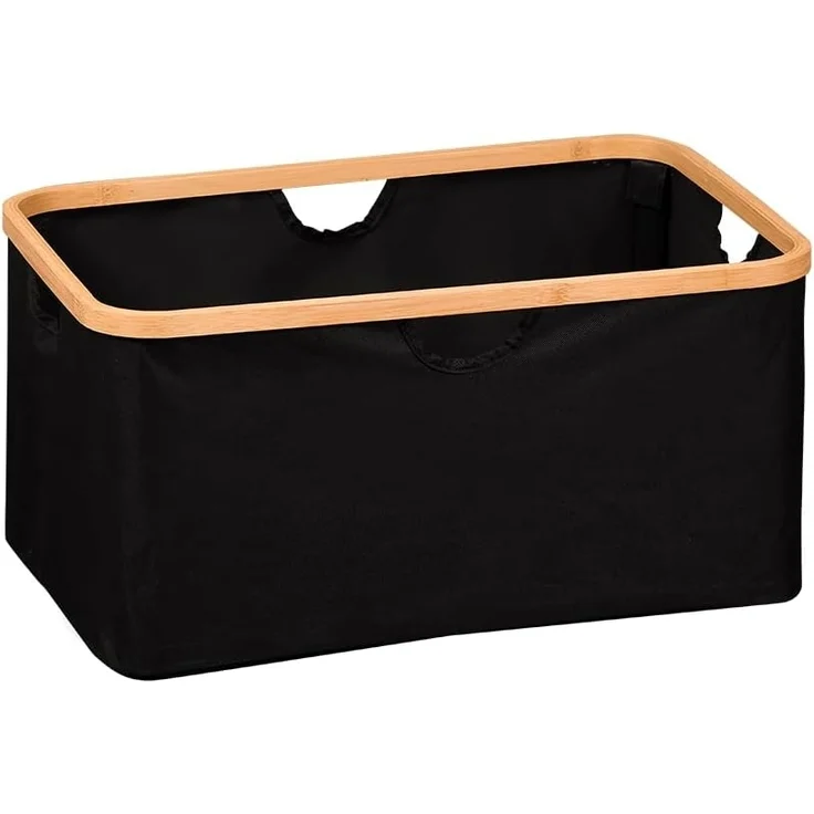 KESPER Aufbewahrungskorb aus recyceltem Polyester und Bambus / Korb – Bild 1