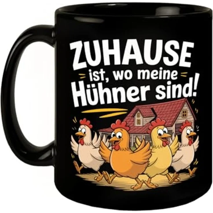 speecheese Tasse Zuhause ist, wo meine Hühner sind! Tasse – Bild 2