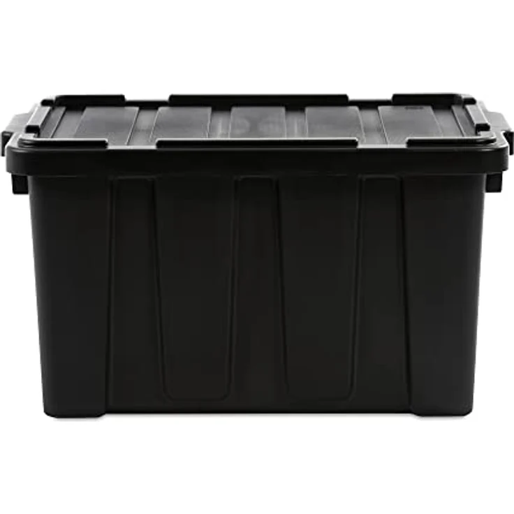Iris Ohyama Heavy Duty Organisation Boxes, 50L, 3er-Set, Rot, Groß, Robust, Stapelbar, Aufbewahrungsbox, Für Garage, Regale, Umzug, Plastik, Utility, Werkzeugkiste, DDSKT-450 – Bild 9