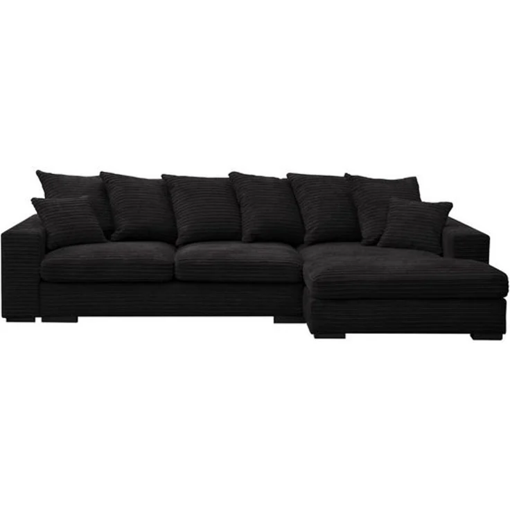 Kaiser Möbel Ecksofa Sofa L-form, Couch L-form Gabon stoff Zoom Ottomane – Bild 4