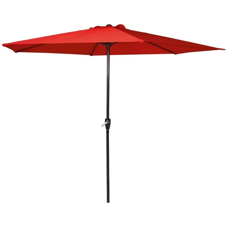 habeig Sonnenschirm Sonnenschirm Marktschirm Kurbelschirm 300cm mit 6 Streben – Bild 5