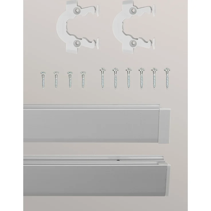 Lysel - Qualitätsdachfensterrollo abdunkelnd hellgrau Rollo geeignet für Velux Dachfenster MK06, 306, (B x H) 61.30cm x 99.50cm in grau/hellgrau – Bild 7