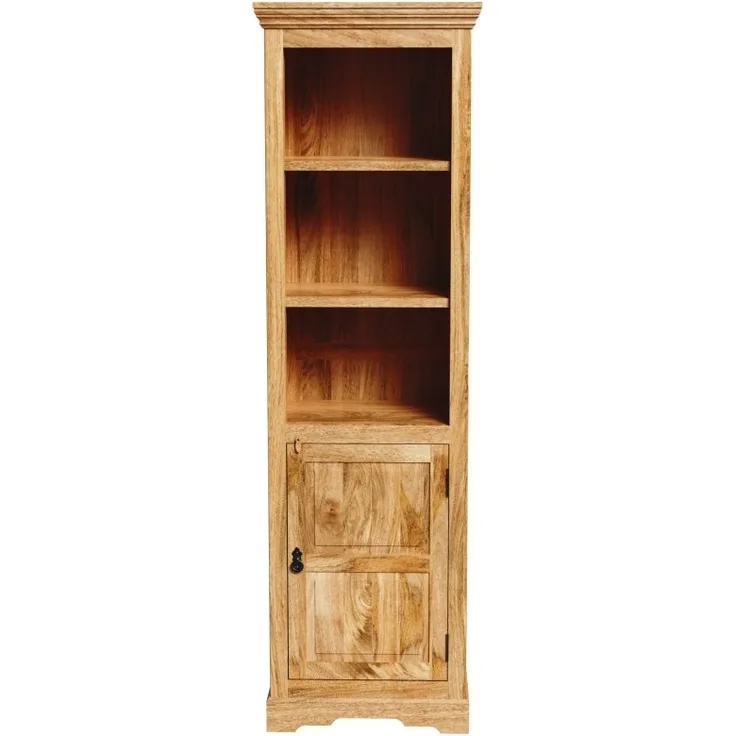 Bücherregal Guru 60x200x45 aus Mangoholz
