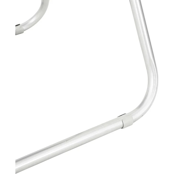 vidaXL Klappstuhl 2 pcs Weiß und Grau 48 x 43,5 x 81 cm Kunstleder 42029045 – Bild 10