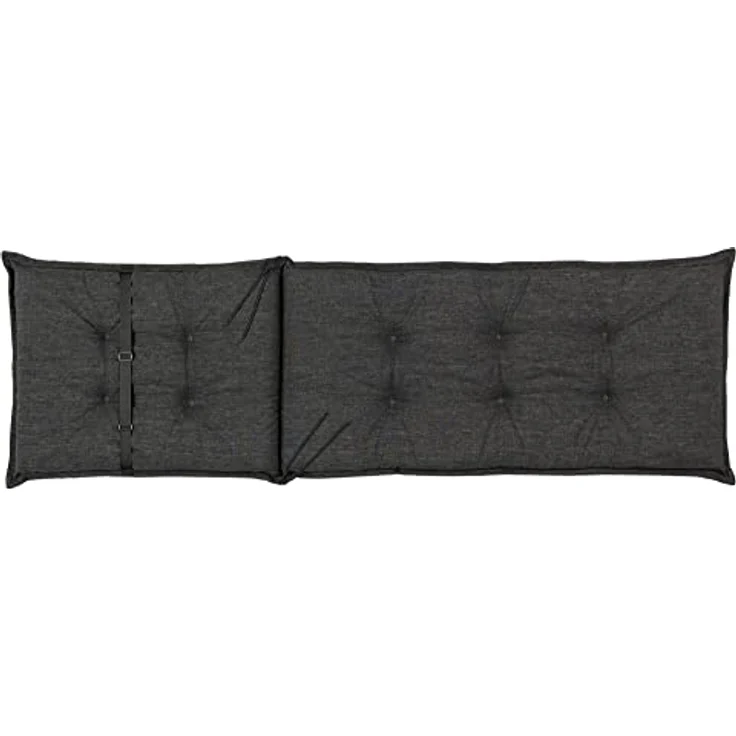 sunnypillow Liegenauflage Polsterauflagen für Gartenliege 190 x 60 x 9cm, 1 Stück Anthrazit UV-Lichtecht – Bild 7