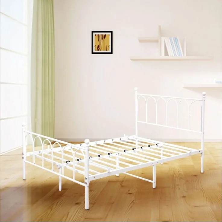 HAUSS SPOLE Metallbett Modern Metallbett Bettgestelle Einzelbett Gästebett Bettrahmen, modernes Design