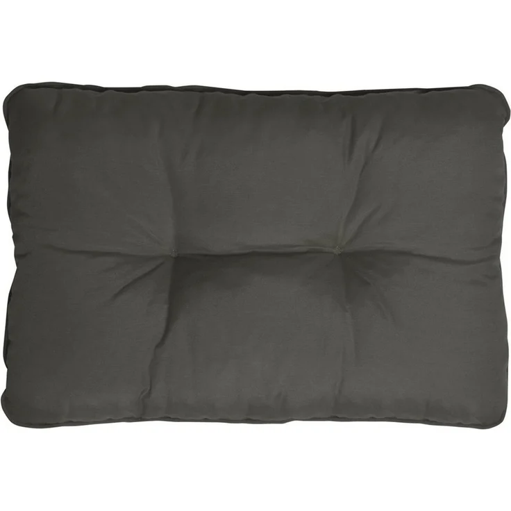 Beautissu Sitzkissen Lounge Kissen Outdoor Rückenkissen Flair LK, 50 x 40 x 12 cm, Anthrazit, 50 x 40 x 12 cm – Wetterfest Schmutzabweisend Polster für Gartenmöbel – Bild 4