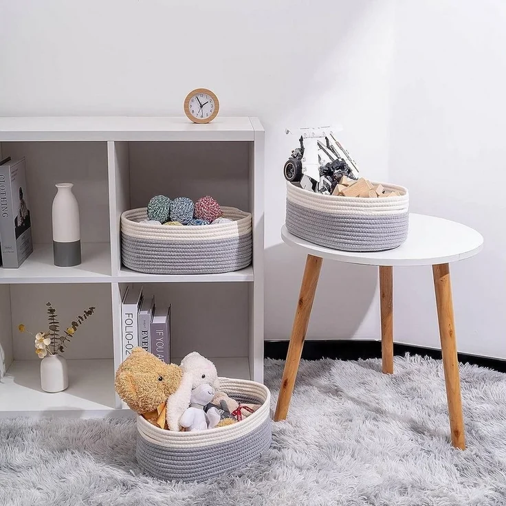 RHP Dekokorb RHP 3-teiliges Aufbewahrungskorb-Set I Aufbewahrungsbox Organizer – Bild 3