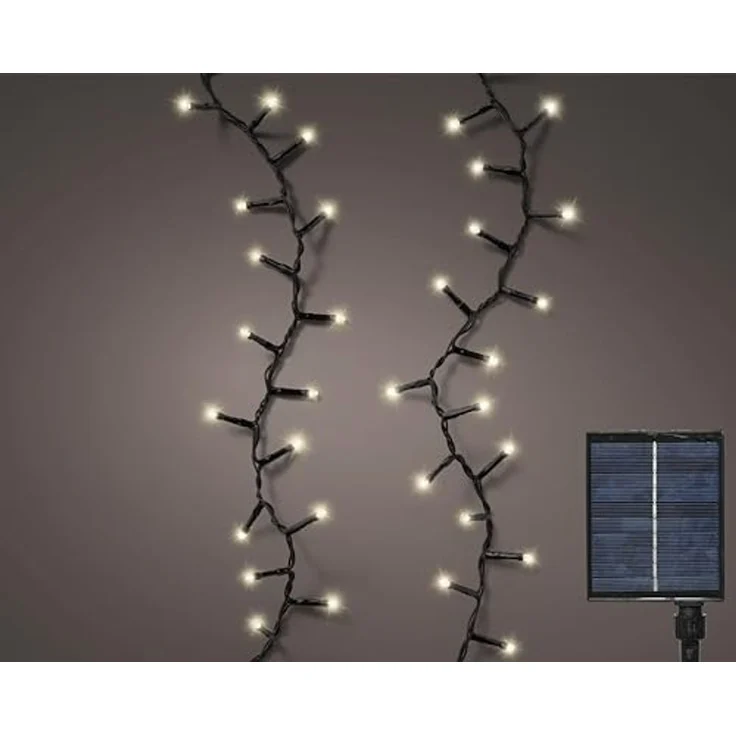 Kaemingk Solar LED-Licherkette Compact 16 m warmweiß – Bild 1