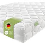 DREAMSTAR Ergo Flex Duo I orthopädische7-Zonen Kaltschaummatratze I 16 cm hoch I Öko-Tex Zertifiziert I Härtegrad 3 und 4 (H3 & H4) I Made in EU I 80x200 cm