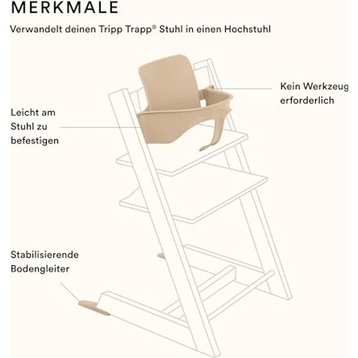 Stokke Babyset für 'Tripp Trapp' Hochstuhl, Natural – Bild 3