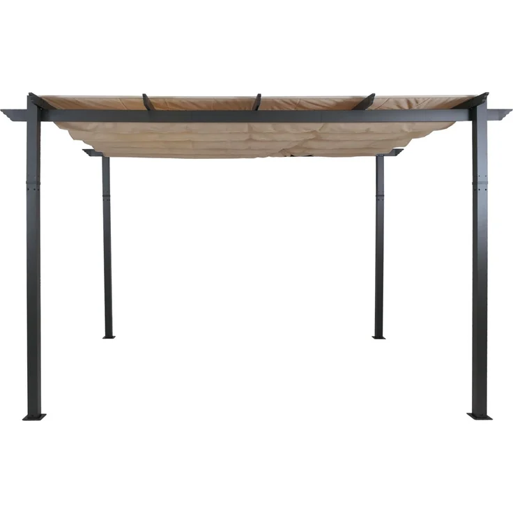 Mendler 'HWC-N93' Pergola, Aluminium beige, 3 x 4 m – Bild 7