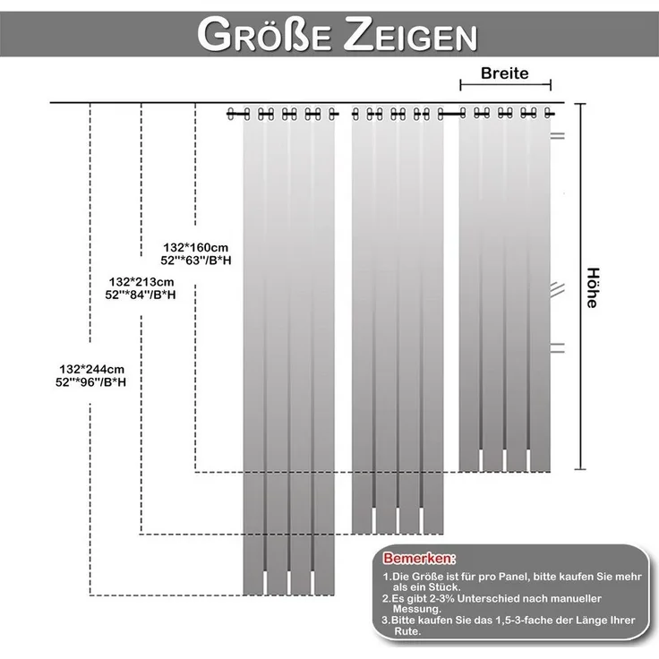 Jibenhome Outdoorvorhang Gesteppter Fenstervorhang Verdunkelungsvorhänge,Thermovorhang mit Ösen, UV-Schutz Gardine Thermisch Wärme,Kälte