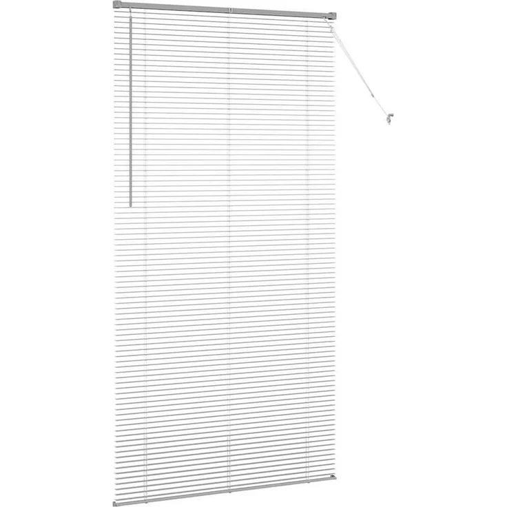 vidaXL Venezianische Jalousie Silber 220 x 110 cm 25 mm Aluminium 42005949 – Bild 6
