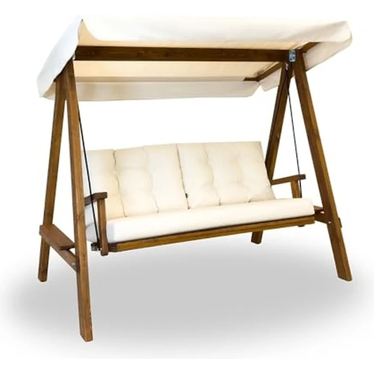 Westmann Holz Hollywoodschaukel Pera 2000 | Beige – Bild 1