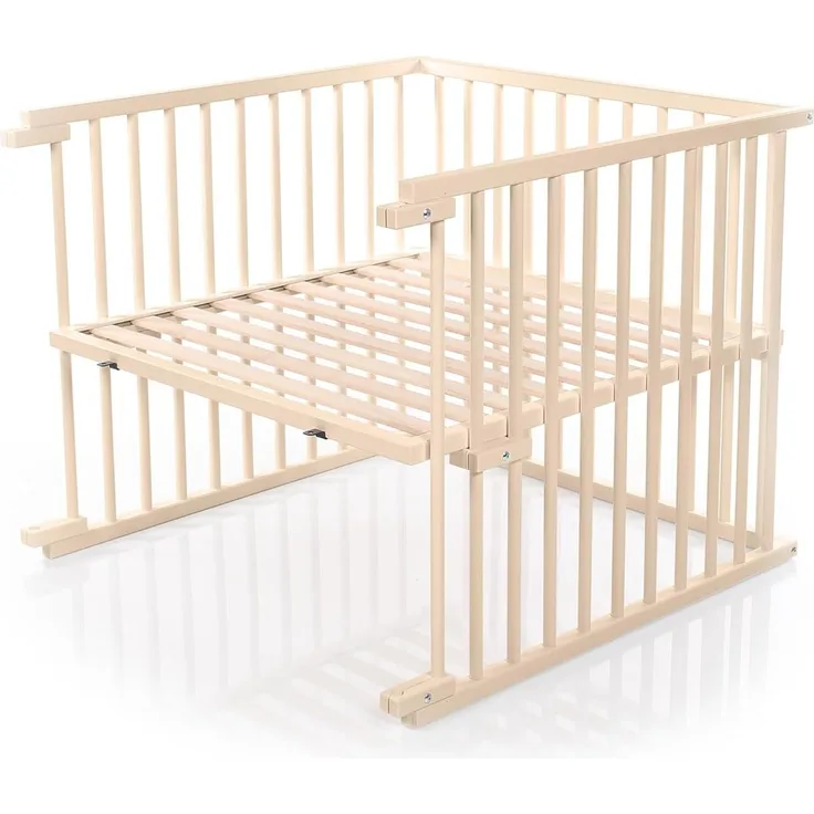 babybay Kinderbett-Umbausatz für babybay Original, beige lackiert