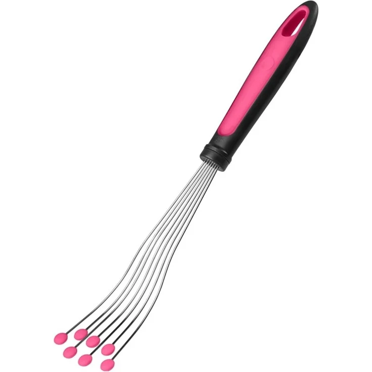 Kochblume Schneebesen Tellerbesen Pink – Bild 1