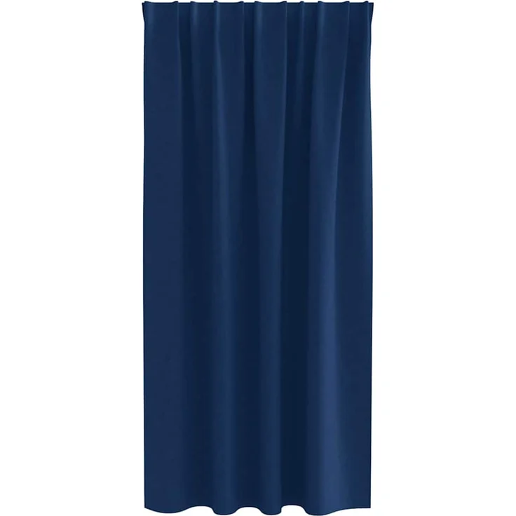 Verdunkelungs-Vorhänge | für Wohnzimmer & Schlafzimmer mit Ringen 2 pcs Dunkelblau 175 x 140 cm – Bild 4
