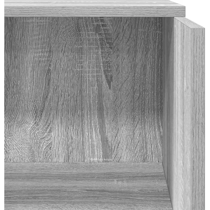 vidaXL Empfangstheke Grau Sonoma 55x50x103,5 cm Holzwerkstoff 859020 – Bild 7
