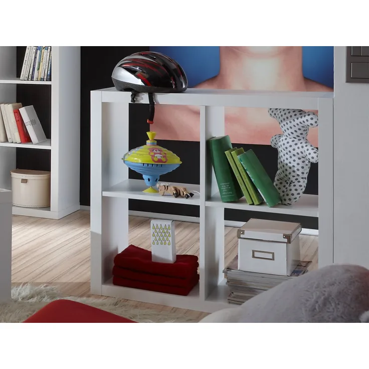 Bega Consult Stauraumregal weiß 77 x 77 x 38 cm