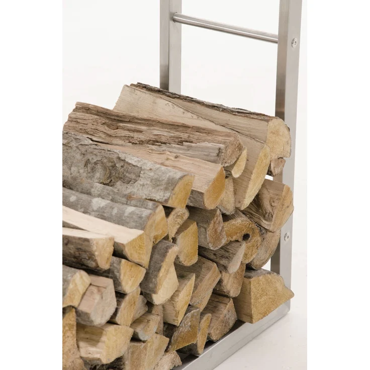 CLP Kaminholzständer Keri Edelstahl,25x80x100 cm – Bild 8