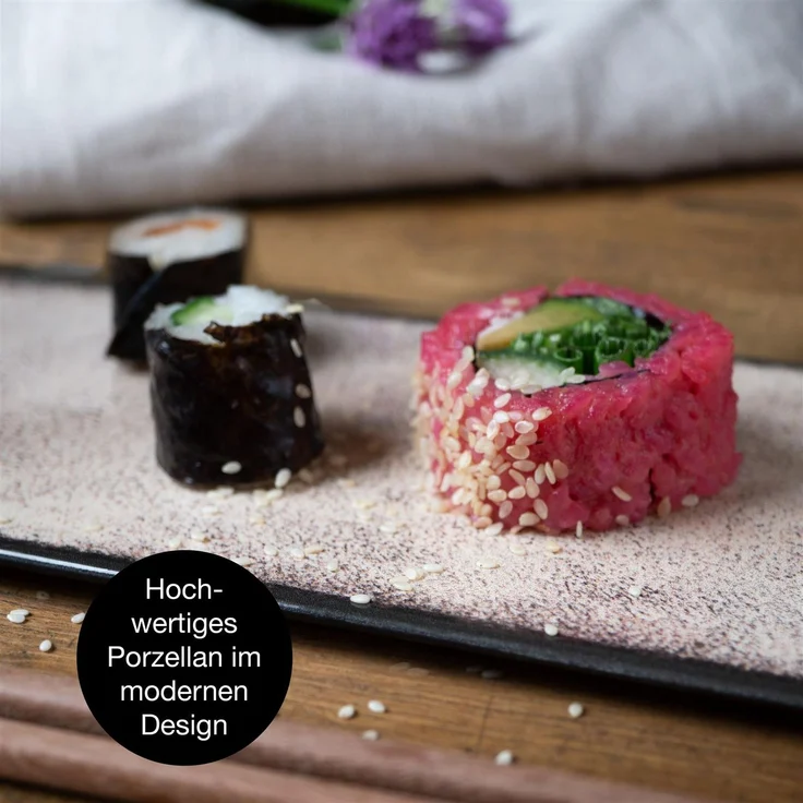 Moritz & Moritz VIDA 10tlg Sushi Set Beige – Bild 6