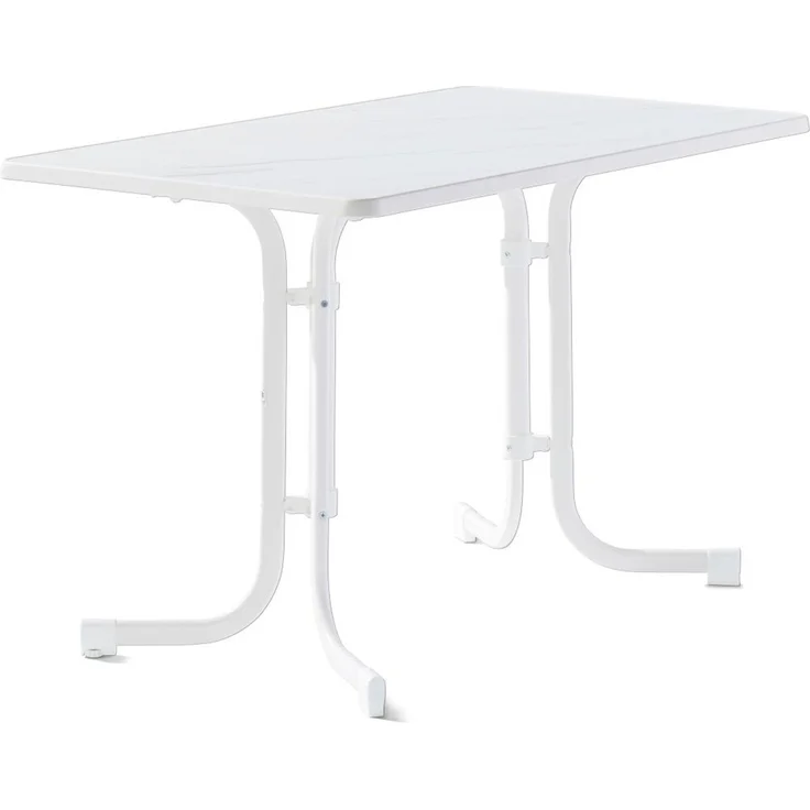 Boulevard-Klapptisch, 115x70x72 cm, weiß – Bild 1