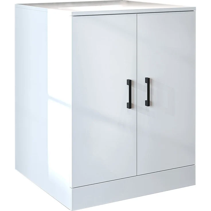 Skye Decor '1016.11' Waschmaschinenunterschrank, Weiß, 70 x 90 x 69 cm – Bild 5