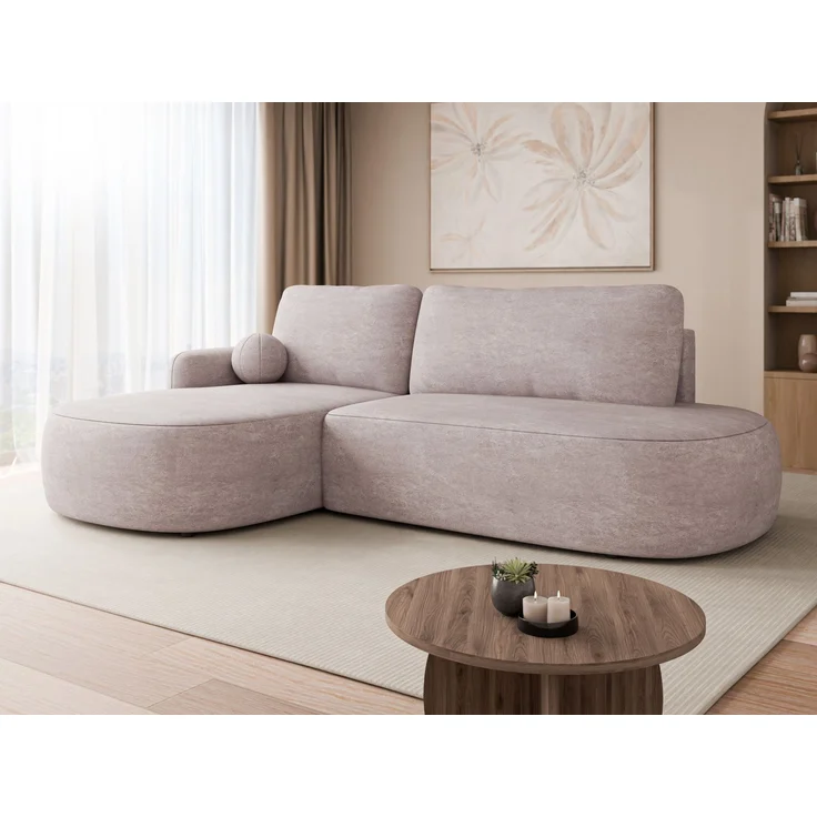 Mirjan24 Ecksofa Loridu O (Farbe: Zoya 03, Seite: Links), 90 x 174 x 274 cm – Bild 3
