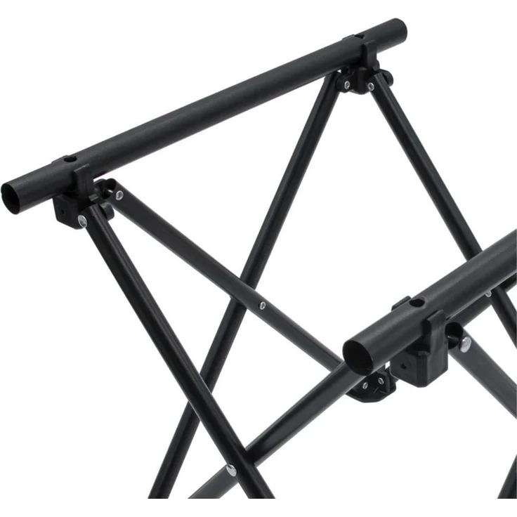 Spetebo Campingtisch Klapptisch schwarz mit Tragetasche - mit einrollbarer Tischplatte (Anzahl, 1-St, Stück), platzsparend verstaubar – Bild 2