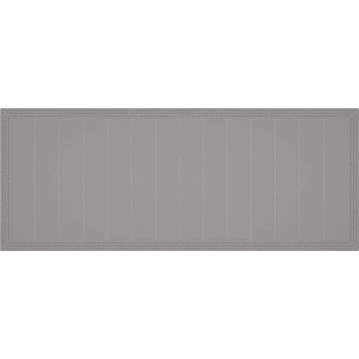 vidaXL Wetterfester Gartentisch Hellgrau 250 x 100 x 73 cm Poly-Rattan 871695 – Bild 6