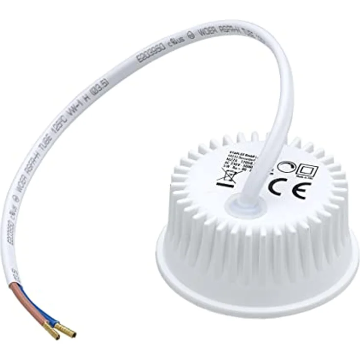 Oktaplex Nizza 9er Set flaches LED Modul 230V, stufenlos dimmbar GU10 Ersatz, Warmweiß 3000K, 5W, 380 Lumen – Bild 4