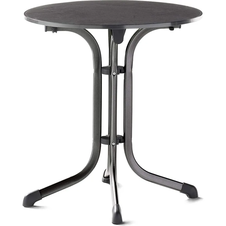 Sieger Boulevard-Klapptisch Boulevard-Klapptisch klappbar, Stahl Eisengrau 68 x 72 x 68 cm