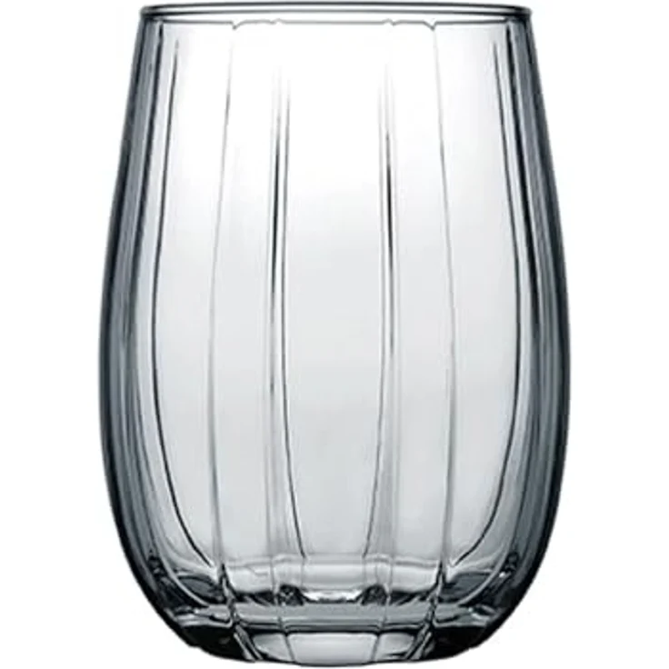 Pasabahce LINKA 420302 6er Set Grau Wassergläser Kurz Fackelglas Wasserglas 240 ml – Bild 1