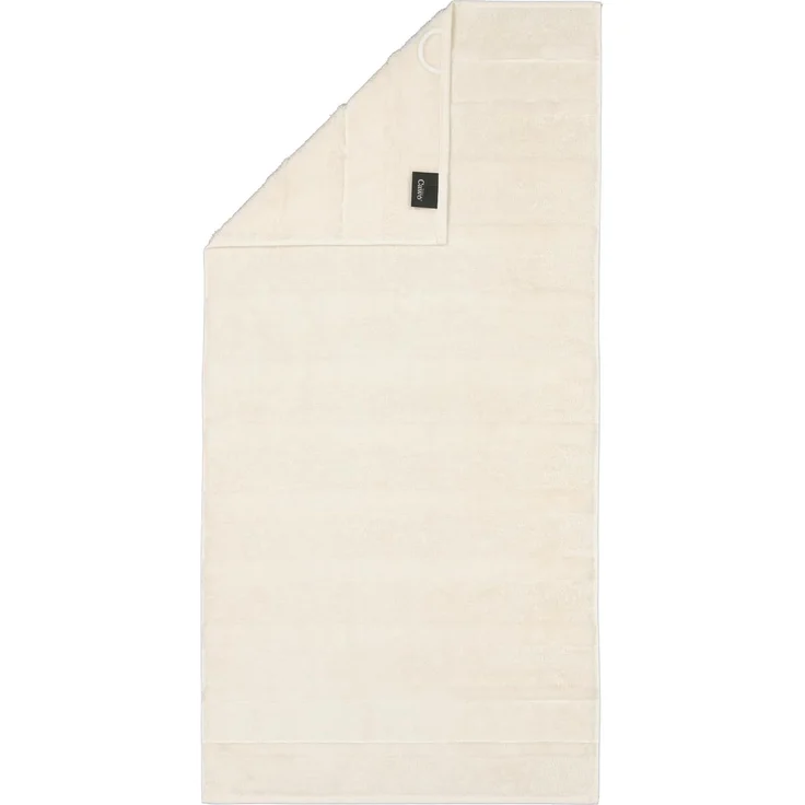 CAWÖ Duschtuch - Noblesse2, Walkfrottier, Velours-Streifen, Baumwolle, einfarbig Natur 80x160cm – Bild 1