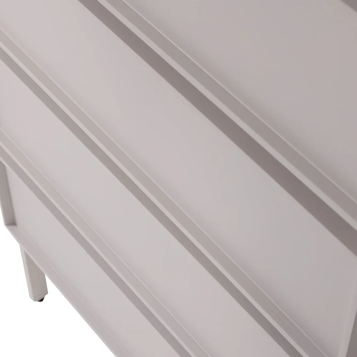 Kommode Tours aus Metall und MDF, modern mit 6 Schubladen, sandfarben, viel Stauraum, 120 x 42 x 80 cm – Bild 7
